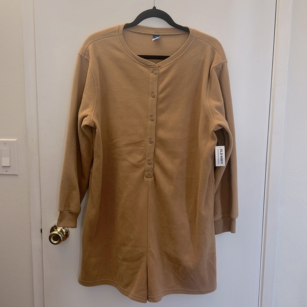 Old Navy Fleece Pajama Romper